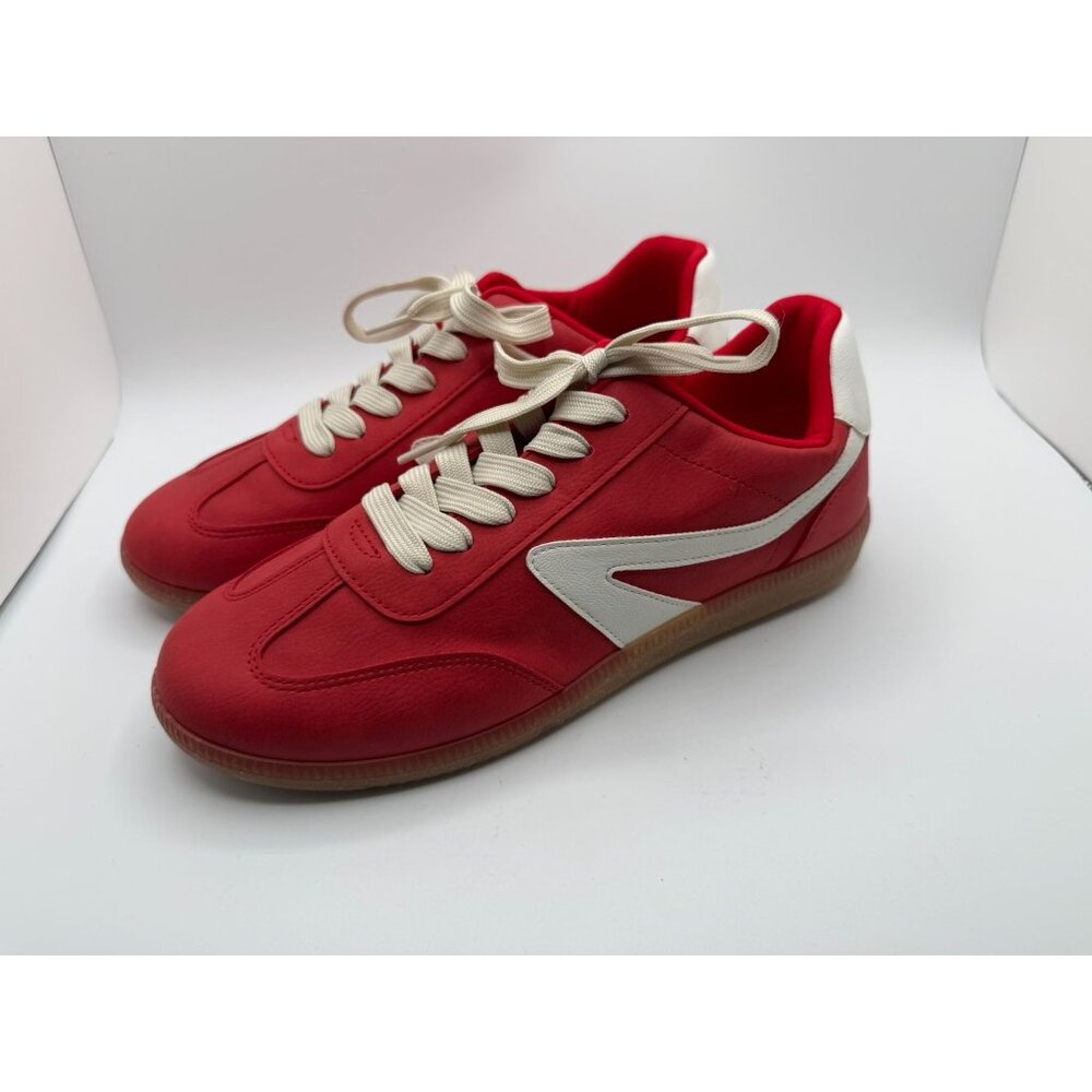 DV by Dolce Vita Quantum Women's Size 9.5 Red Cushioned Fashion Sneaker Shoes